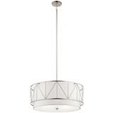 Pendants Drum Shade by Kichler ( 12 | 52072SN Birkleigh ) 