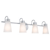 Bathroom Fixtures Four Lights by Kichler ( 12 | 55127NI Erma ) 