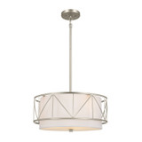 Pendants Drum Shade by Kichler ( 12 | 52075SN Birkleigh ) 