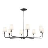 Large Chandeliers Candle by Kichler ( 12 | 52517BK Pallas ) 