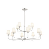 Large Chandeliers Candle by Kichler ( 12 | 52518PN Pallas ) 