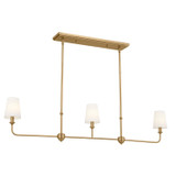 Linear/Island 3 Light Bar by Kichler ( 12 | 52519BNB Pallas ) 