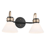 Bathroom Fixtures Two Lights by Kichler ( 12 | 55154BK Farum ) 