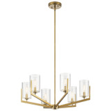 Mid. Chandeliers Glass Up by Kichler ( 12 | 52314BNB Nye ) 