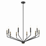 Large Chandeliers Metal Shade by Kichler ( 12 | 52348BK Armand ) 