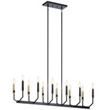 Linear/Island 4 Light + by Kichler ( 12 | 52350BK Armand ) 