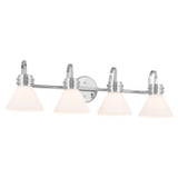 Bathroom Fixtures Four Lights by Kichler ( 12 | 55156CH Farum ) 