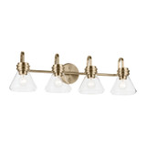 Bathroom Fixtures Four Lights by Kichler ( 12 | 55156CPZCLR Farum ) 