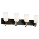 Bathroom Fixtures Four Lights by Kichler ( 12 | 55164CPZ Solia ) 