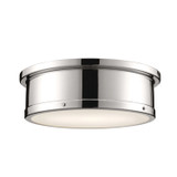 Flush Mounts Drum Shade by Kichler ( 12 | 52541PN Serca ) 