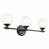 Bathroom Fixtures Three Lights by Kichler ( 12 | 55172BK Benno ) 