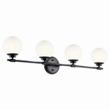 Bathroom Fixtures Four Lights by Kichler ( 12 | 55173BK Benno ) 