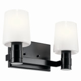 Bathroom Fixtures Two Lights by Kichler ( 12 | 55175BK Adani ) 