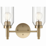 Bathroom Fixtures Two Lights by Kichler ( 12 | 55184CPZ Madden ) 