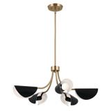 Mid. Chandeliers Candle by Kichler ( 12 | 52558CPZBK Arcus ) 