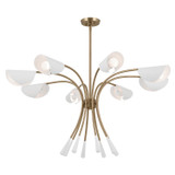 Mid. Chandeliers Candle by Kichler ( 12 | 52560CPZWH Arcus ) 
