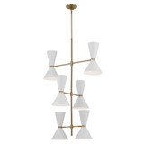 Large Chandeliers Metal Shade by Kichler ( 12 | 52568CPZWH Phix ) 