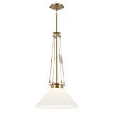 Pendants Glass Down by Kichler ( 12 | 52581CPZ Albers ) 