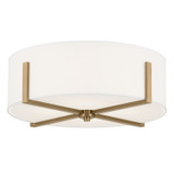 Flush Mounts Drum Shade by Kichler ( 12 | 52594CPZ Malen ) 