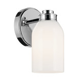 Sconces Single Glass by Kichler ( 12 | 55200CH Shae ) 