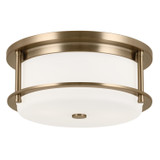 Flush Mounts Drum Shade by Kichler ( 12 | 52595CPZ Brit ) 
