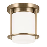 Flush Mounts Glass Down by Kichler ( 12 | 52596CPZ Brit ) 