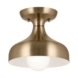 Flush Mounts Glass Down by Kichler ( 12 | 52599CPZ Sisu ) 