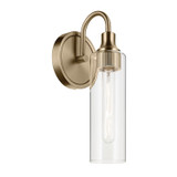 Sconces Single Glass by Kichler ( 12 | 55209CPZ Kavi ) 