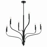Mid. Chandeliers Candle by Kichler ( 12 | 52673BK Livadia ) 