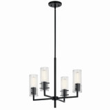 Mini Chandeliers Glass Shade by Kichler ( 12 | 52678BK Velestino ) 