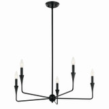 Mid. Chandeliers Candle by Kichler ( 12 | 52689BK Alvaro ) 