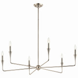 Large Chandeliers Candle by Kichler ( 12 | 52690PN Alvaro ) 