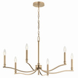 Mid. Chandeliers Candle by Kichler ( 12 | 52695CPZ Malene ) 