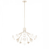 Large Chandeliers Glass Shade by Kichler ( 12 | 52702CPZ Silvarious ) 