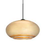 Mini Pendants Glass Down by Besa ( 74 | 1XC-2492GF-BK Besa Brio 7 Pendant ) 
