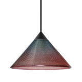 Mini Pendants Glass Down by Besa ( 74 | X-117691-BK Besa Kona Pendant ) 
