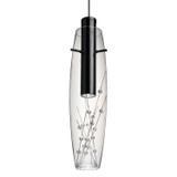 Mini Pendants Glass Down by Besa ( 74 | X-1688WW-LED-BK Besa Willow Pendant ) 