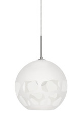 Multi-Systems Line Voltage Pendants by Besa ( 74 | 1JT-ROCKYWH-SN Rocky ) 