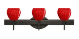 Bathroom Fixtures Three Lights by Besa ( 74 | 3SW-5605RC-LED-BR Besa Tay Tay Vanity ) 