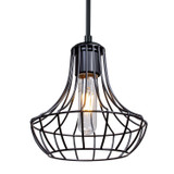 Mini Pendants Open Frame by Besa ( 74 | 1JT-SPEZ07-BK Besa Spezza 7 Pendant ) 