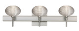 Bathroom Fixtures Three Lights by Besa ( 74 | 3SW-5612GL-SN-SQ Lasso ) 