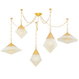 Large Chandeliers Multi-Port/Cascade by Corbett Lighting ( 68 | 383-59-VPB Angelique ) 