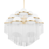 Large Chandeliers Glass Shade by Corbett Lighting ( 68 | 398-38-AGB Celestial ) 