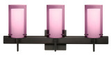 Bathroom Fixtures Three Lights by Besa ( 74 | 3SW-A44007-BR-SQ Pahu ) 