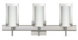 Bathroom Fixtures Three Lights by Besa ( 74 | 3SW-C44007-SN-SQ Pahu ) 