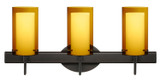 Bathroom Fixtures Three Lights by Besa ( 74 | 3SW-G44007-BR Pahu ) 