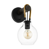 Sconces Single Glass by Eglo USA ( 217 | 43619A Roding ) 