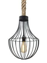 Multi-Systems Line Voltage Pendants by Besa ( 74 | 1JT-SULTANA-F-EDIL-BK Sultana Rope ) 