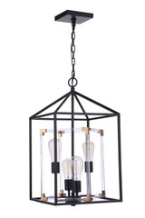 Foyer/Hall Lanterns Open Frame by Craftmade ( 46 | P986FBSB4 Aaron ) 