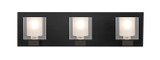 Bathroom Fixtures Three Lights by Besa ( 74 | 3WF-BOLOFR-BK Besa Bolo Vanity ) 